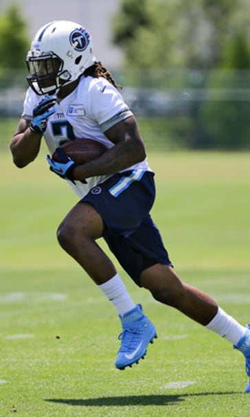 Derrick Henry starts settling in at Titans rookie minicamp
